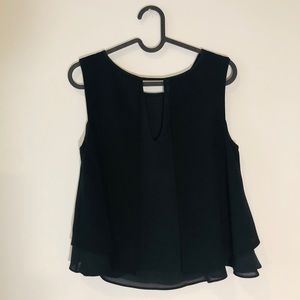 Zara Layered Chiffon Top